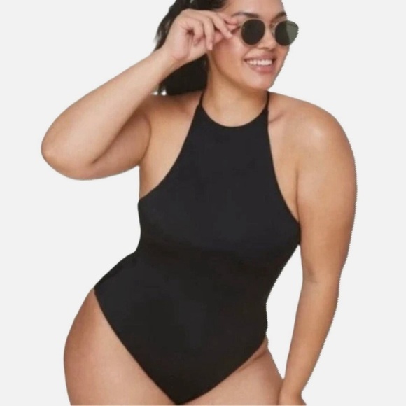 NWT Andie Swim The Asbury One Piece Women’s Size Medium Color: Black Classic - Picture 1 of 10